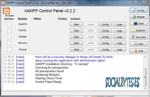 Xampp un servidor Apache en un USB