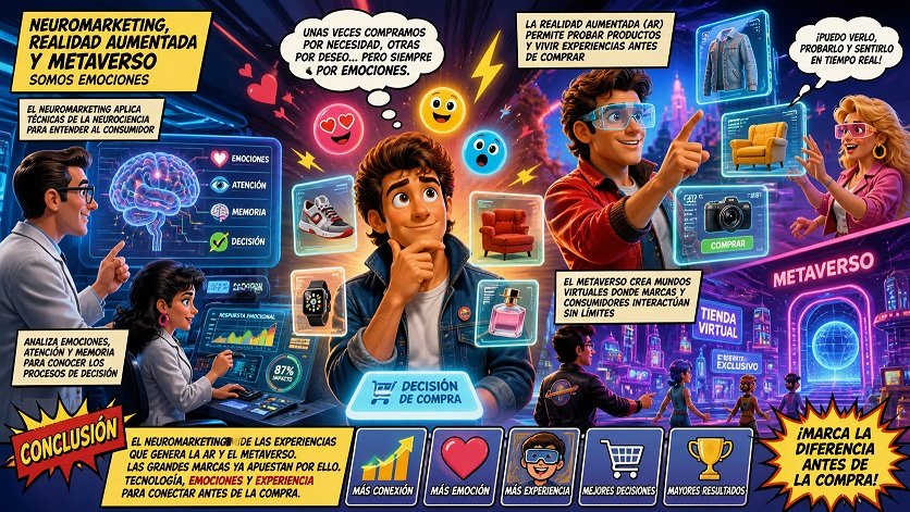Neuromarketing, Realidad Aumentada, Metaverso... Somos emociones.