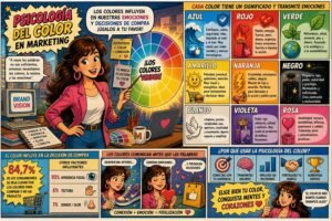Psicología del color en Marketing