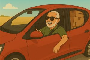 Pedrito viajando low cost