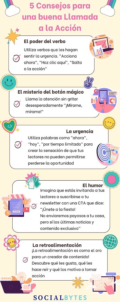 5 Consejos para una buena Llamada a la Acción