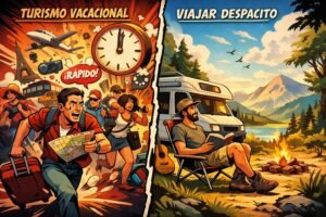 Viajar despacito frente al turismo vacacional