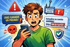 Mini Guía para detectar SMS y correos falsos para novatos