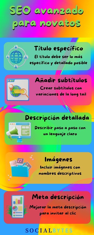 SEO avanzado para novatos