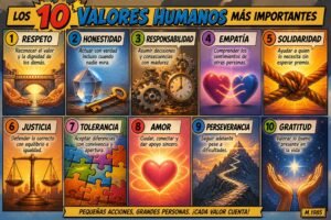 Pedrito y los 10 valores humanos más importantes