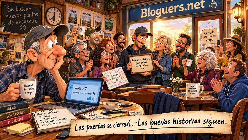 El último abrazo de Bloguers.net